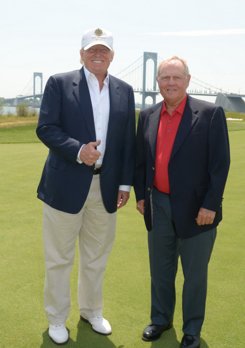 Trump and Nicklaus at Ferry Point